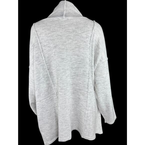 Studio Park x Amy Stran Hooded Cardigan Grey Medium Pockets Long Sleeve - Picture 8 of 14